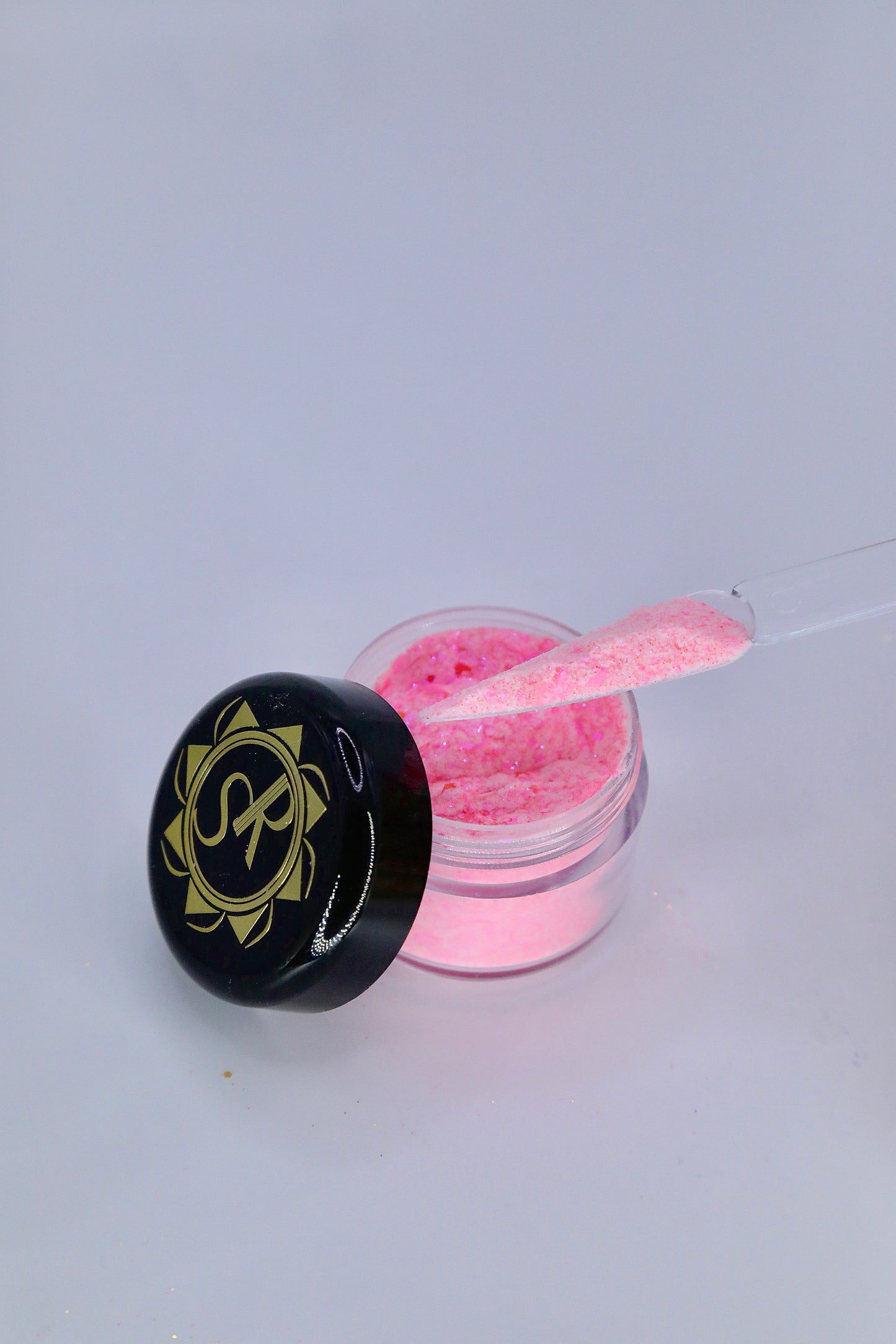 SR Bright Pink Glitter acrylic powder