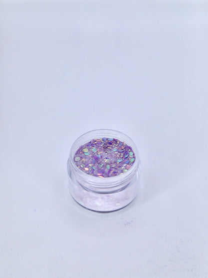 SR Purple Glitter Acrylic Powder