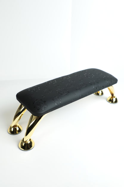 Arm rest black gold