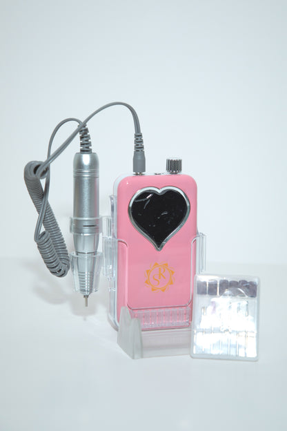 Hybrid Cordless Nail Drill pink