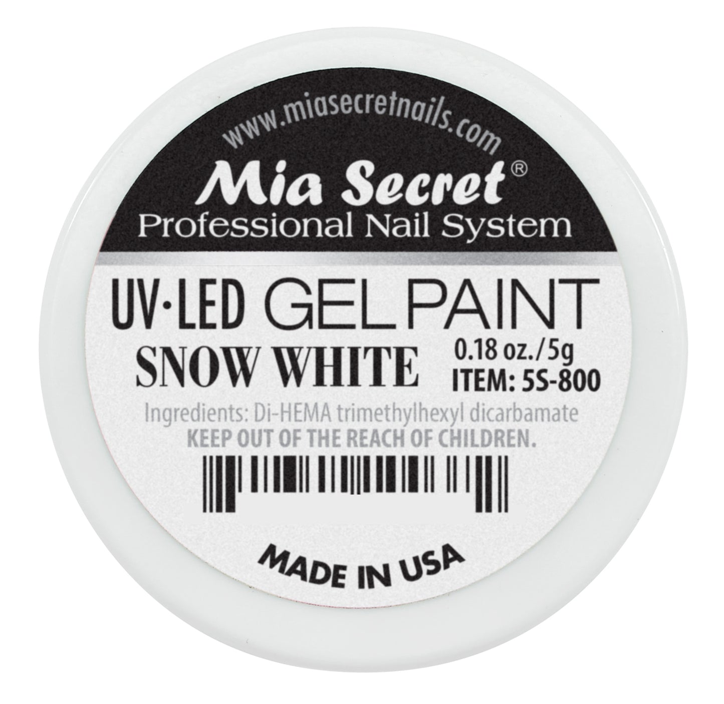 Mia Secret Gel Paint - Snow White