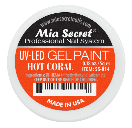 Mia Secret Gel Paint - Hot Coral