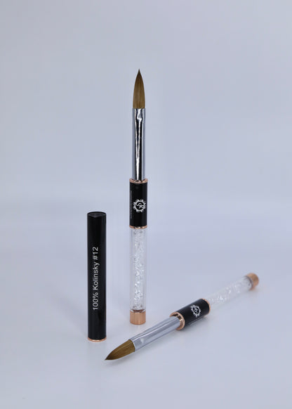 SR acrylic brush #12 ( with Swarovski )