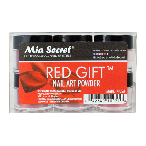 Red Gift Acrylic Powder Collection