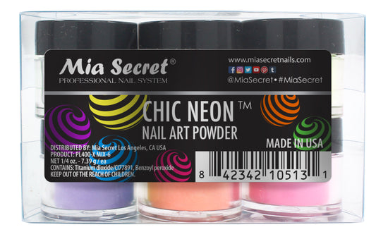 Chic Neon Acrylic Powder Collection